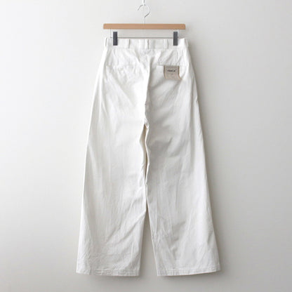 CHINO CLOTH PANTS WIDE #off white [64606]