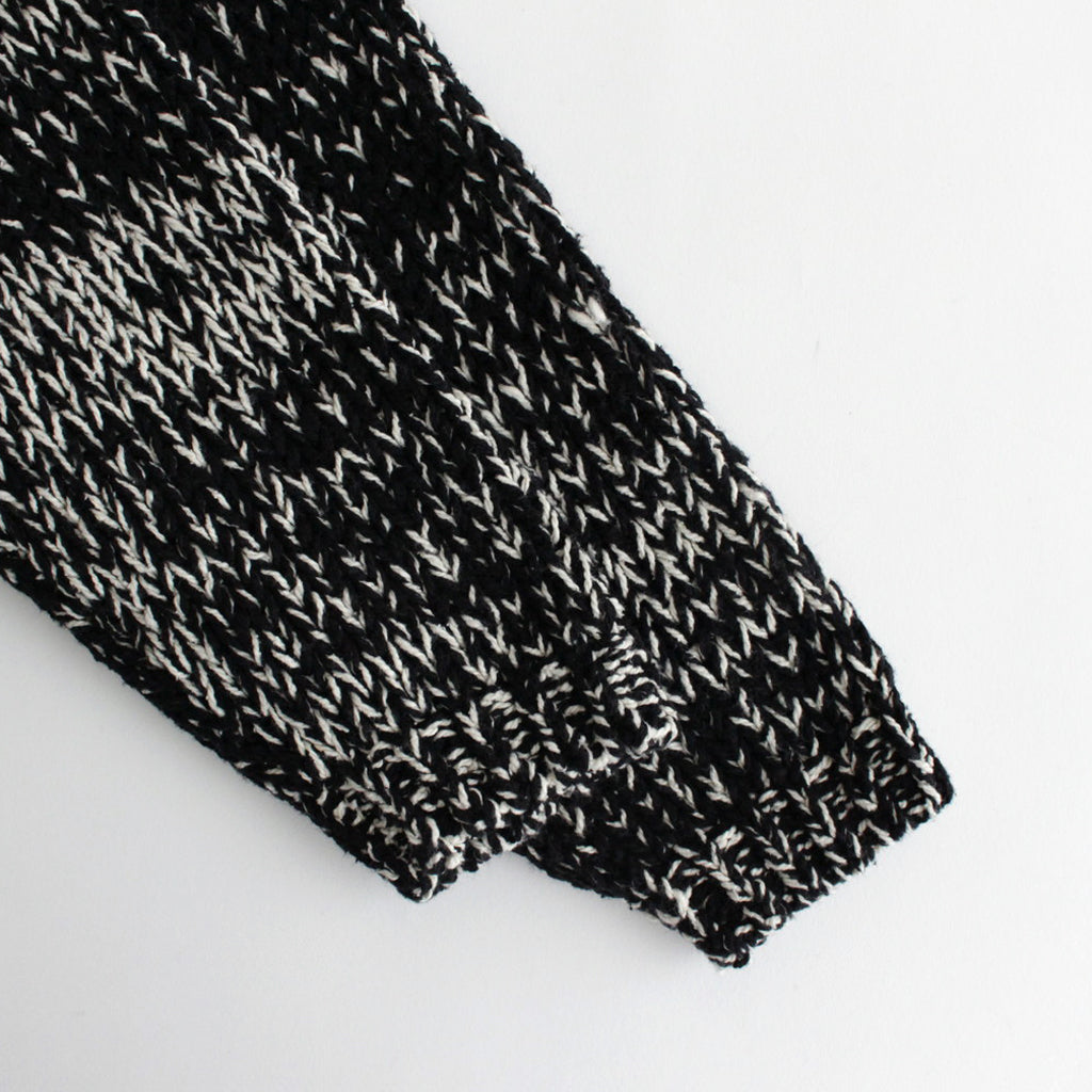 INTARSIA CREWNECK SWEATER #BLACK [YK24SS0678S]