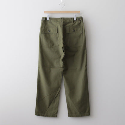 BAKER PANTS #olive satin [74604]