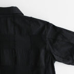 BLOCK-JACQUARD UTILITY JACKET #BLACK [YK24SS0613B]