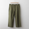 BAKER PANTS #olive satin [24604]
