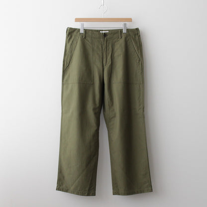 BAKER PANTS #olive satin [24604]