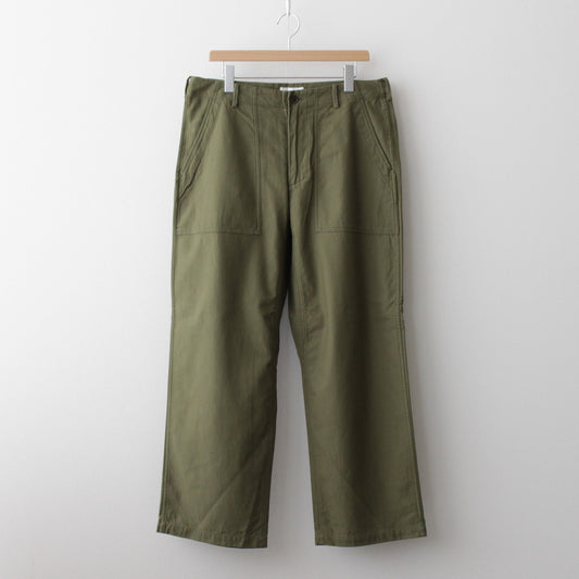 BAKER PANTS #olive satin [24604]