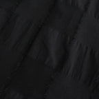 BLOCK-JACQUARD BAKER PANTS #BLACK [YK24SS0615P]