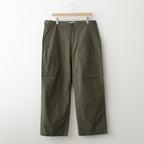 BAKER PANTS #olive poplin [24604]