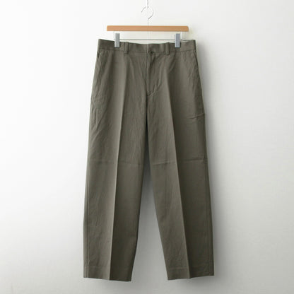 CHINO CLOTH PANTS CREASED #olive [14607]