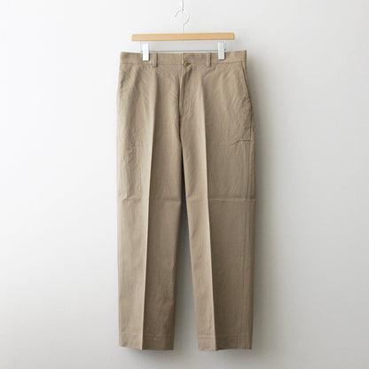 CHINO CLOTH PANTS CREASED #khaki [14607]