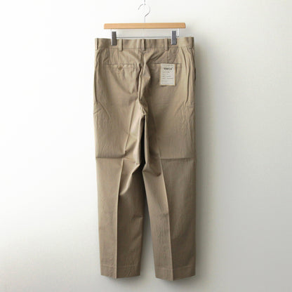 CHINO CLOTH PANTS CREASED #khaki [14607]