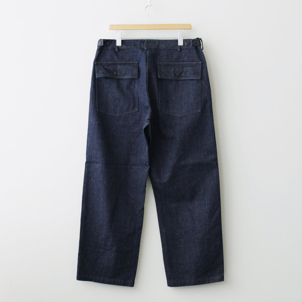 DENIM BAKER PANTS #indigo [24605]