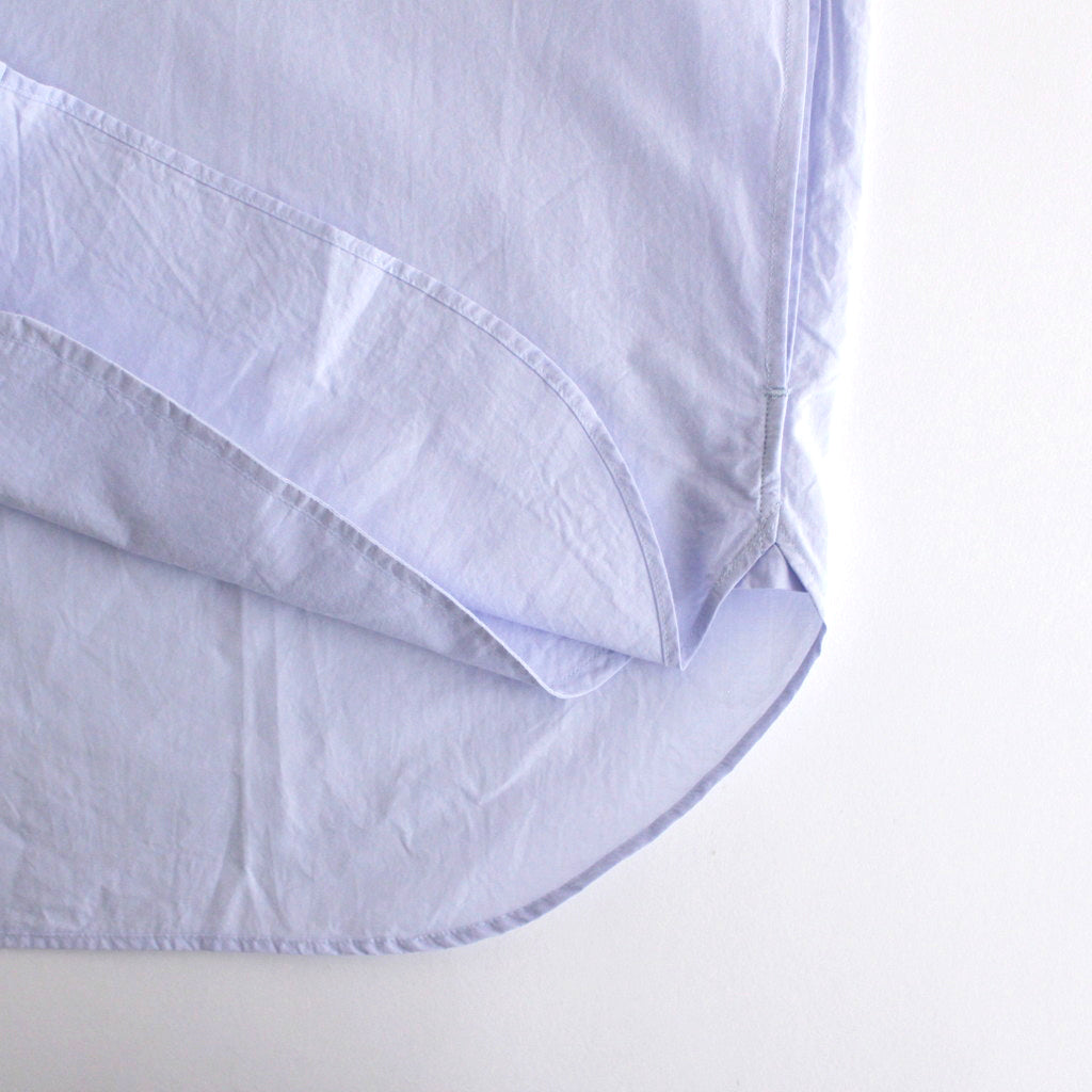 COMFORT SHIRT RELAX LONG #sax [14117]