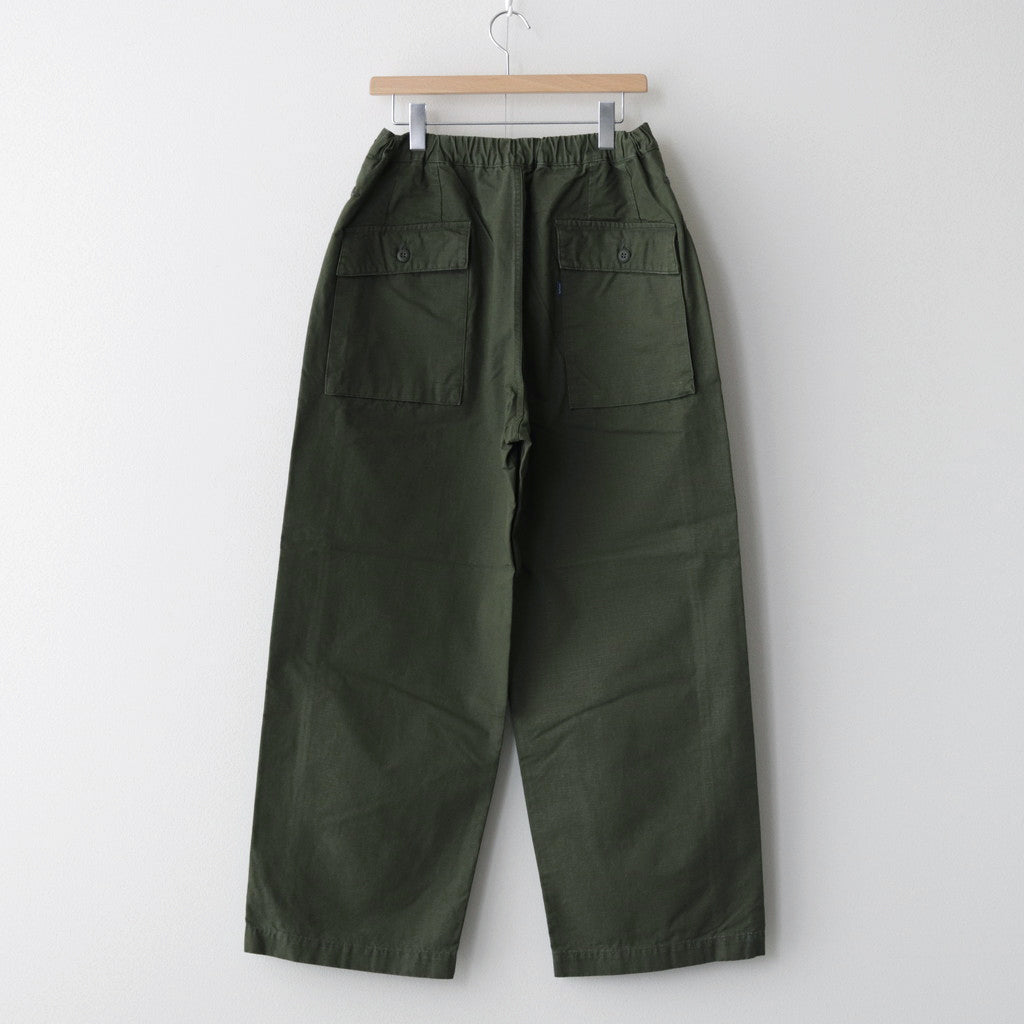 Cotton Ripstop Military Trousers #KHAKI [TP233-40012]