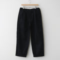 Corduroy Tuck Trousers #BLACK [TP233-40031]