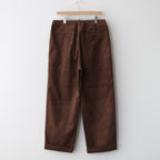 Corduroy Tuck Trousers #BROWN [TP233-40031]