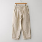 Cotton Chino Tuck Trousers #BEIGE [TP233-40014]