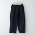 Cotton Chino Tuck Trousers #NAVY [TP241-40019B]