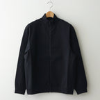 NYLON JERSEY TRACK JACKET #navy [14001]