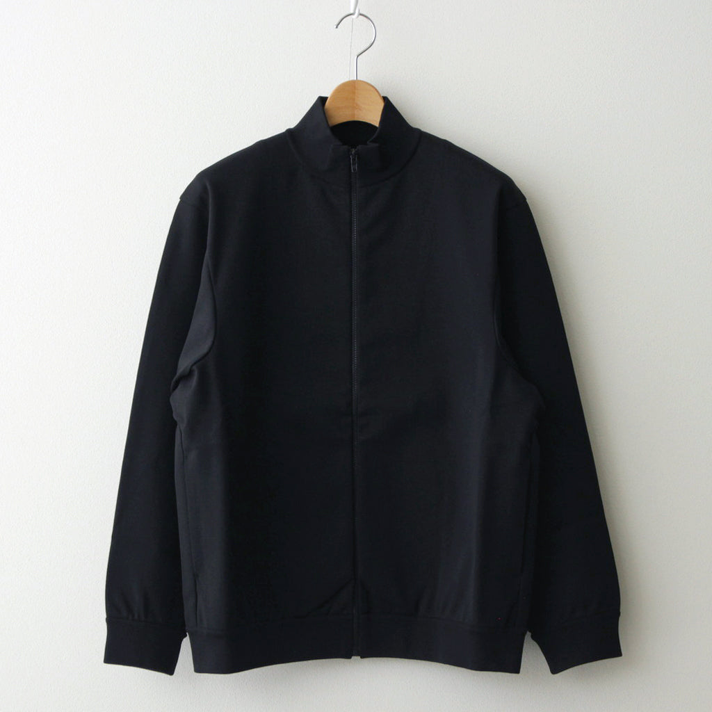 NYLON JERSEY TRACK JACKET #navy [14001]