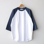 Raglan Sleeve Tee #WHITE×NAVY [TP233-70035]