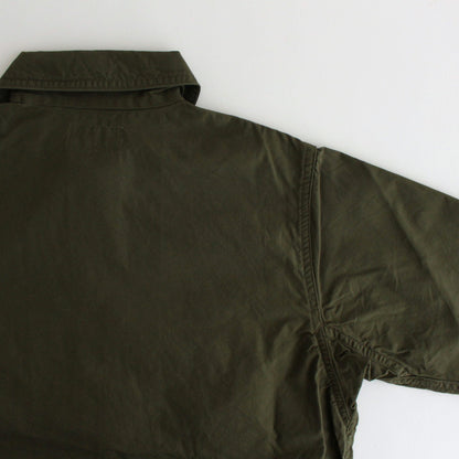 BAKER SHIRT #olive poplin [74102]