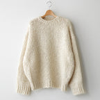 MOHAIR WOOL LOOSE KNIT LS #OFF [ST.714]