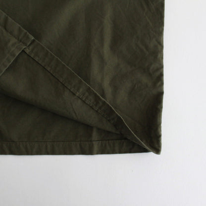 BAKER SHIRT #olive poplin [74102]