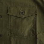 BAKER SHIRT #olive satin [24102]