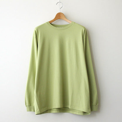 LUSTER PLAITING L/S TEE #LIGHT GREEN [A00SP01GT]