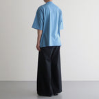 DROP SHOLDER T-SHIRT #COBALT BLUE [YK24SS0703CS]