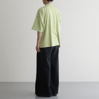 DROP SHOLDER T-SHIRT #LIME [YK24SS0703CS]