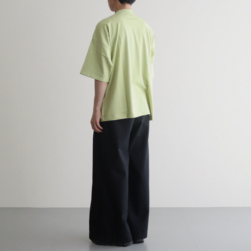 DROP SHOLDER T-SHIRT #LIME [YK24SS0703CS]