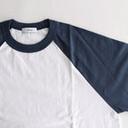 Raglan Sleeve Tee #WHITE×NAVY [TP233-70035]