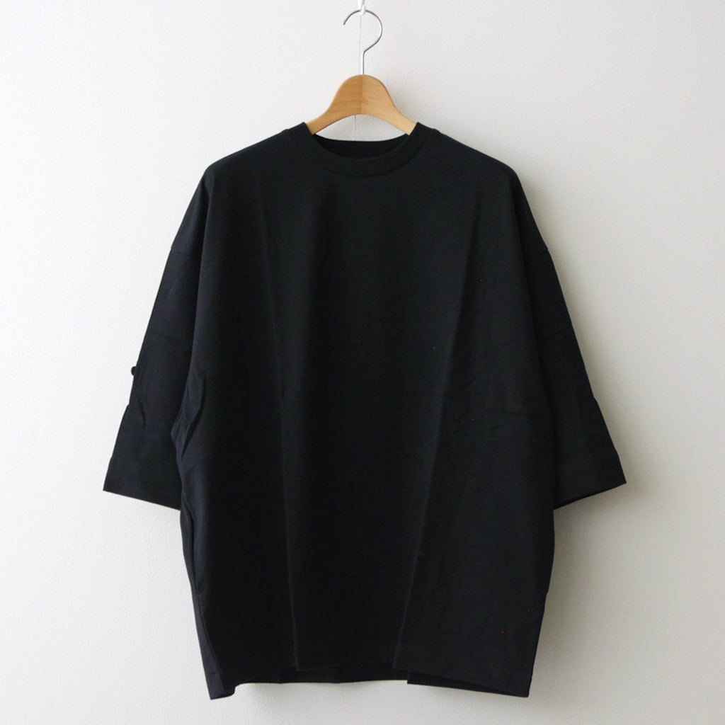 ロールアップT #BLACK [D124-T1063]