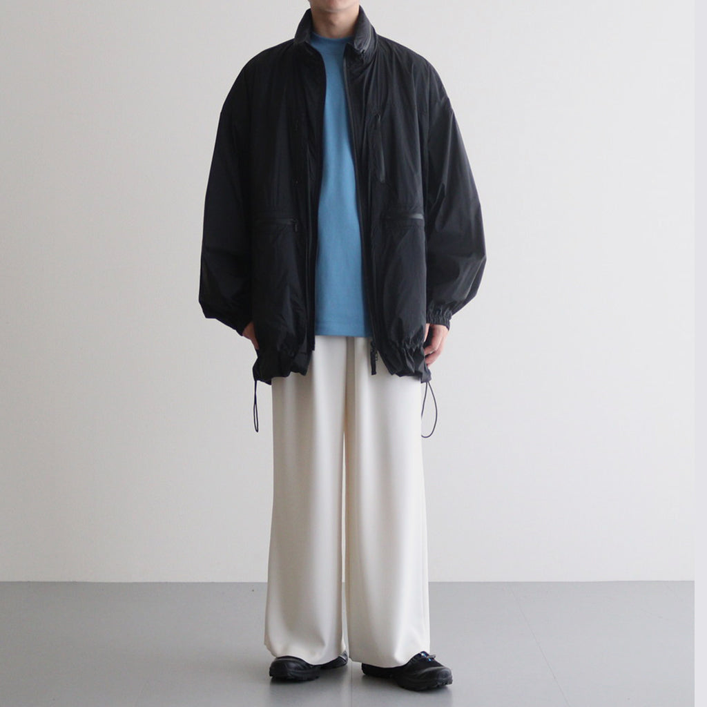 NYLON UTILITY OVER COAT #BLACK [YK24SS0631C]