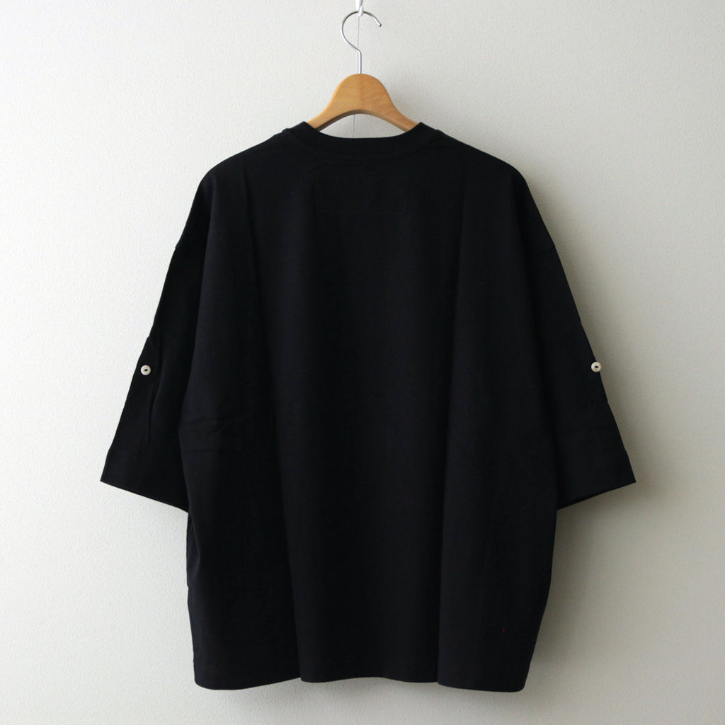 ロールアップT #BLACK [D124-T1063]