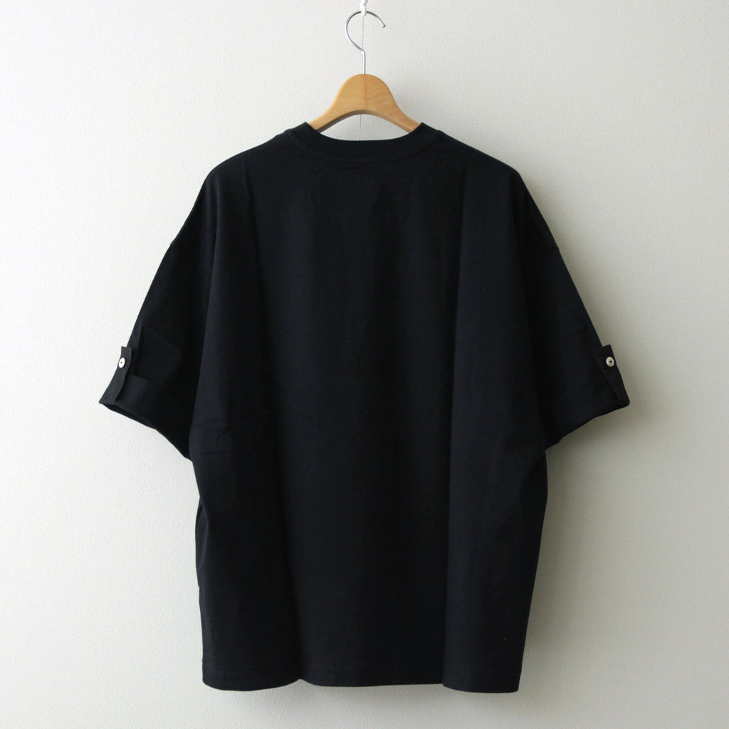 ロールアップT #BLACK [D124-T1063]