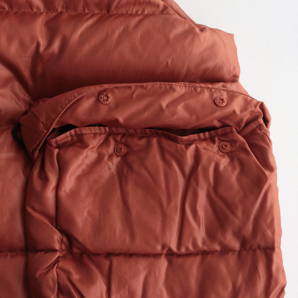 W's TECH BACKPACKER DOWN VEST #D.ORANGE [BW-24023WL]