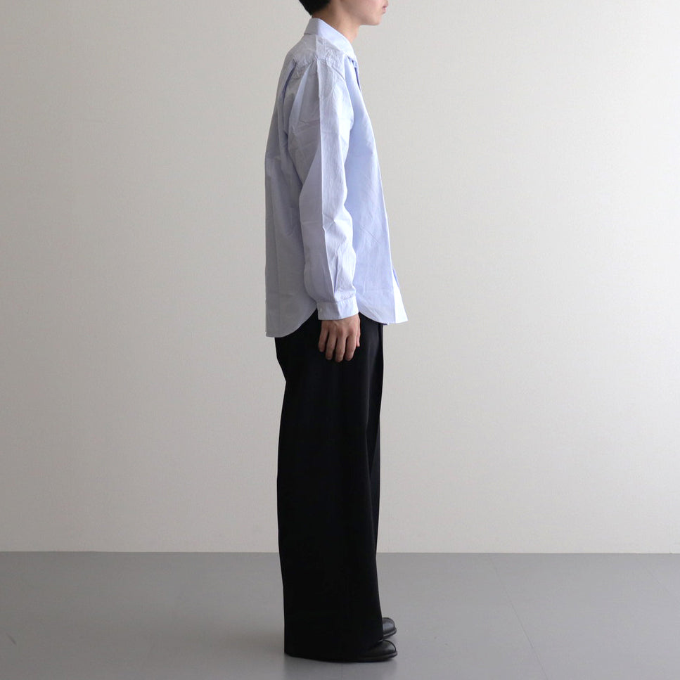 COMFORT SHIRT RELAX LONG #sax [14117]