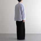 COMFORT SHIRT RELAX LONG #sax [14117]