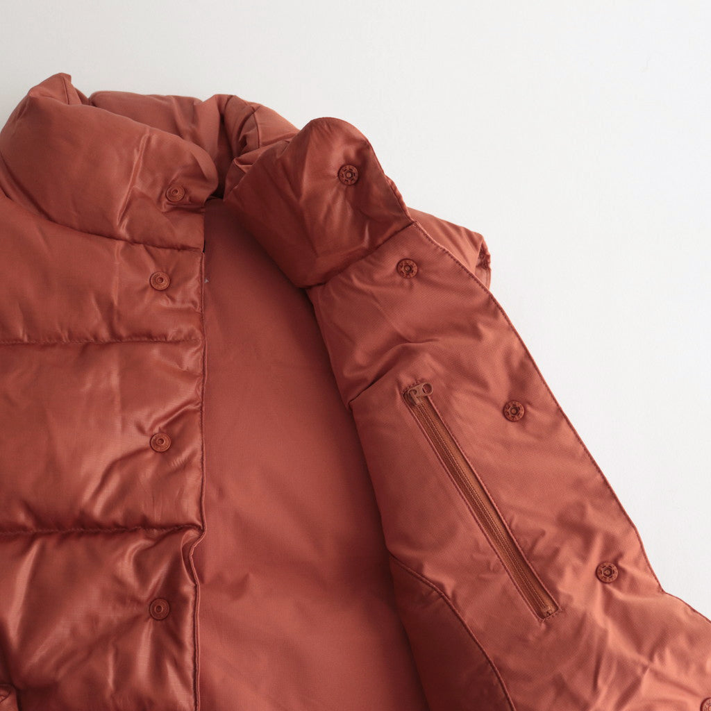 W's TECH BACKPACKER DOWN VEST #D.ORANGE [BW-24023WL]