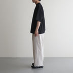 DROP SHOLDER T-SHIRT #BLACK [YK24SS0703CS]