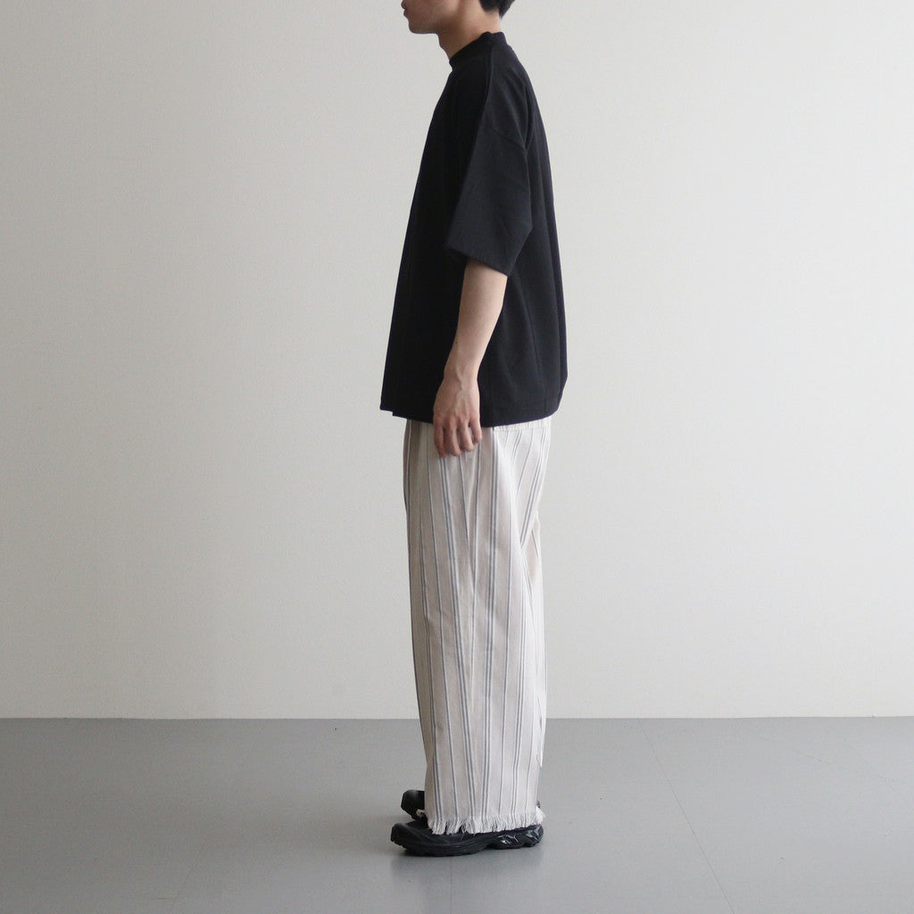 DROP SHOLDER T-SHIRT #BLACK [YK24SS0703CS]