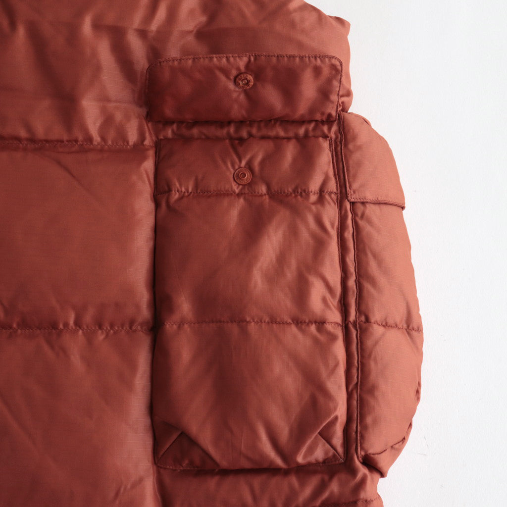W's TECH BACKPACKER DOWN VEST #D.ORANGE [BW-24023WL]