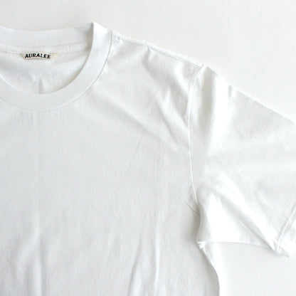 ORGANIC COTTON HIGH GAUGE JERSEY TEE #WHITE [A24ST02RT]