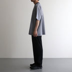 5P WIDE LEG STRAIGHT PANTS #BLACK [YK24SS0649P]