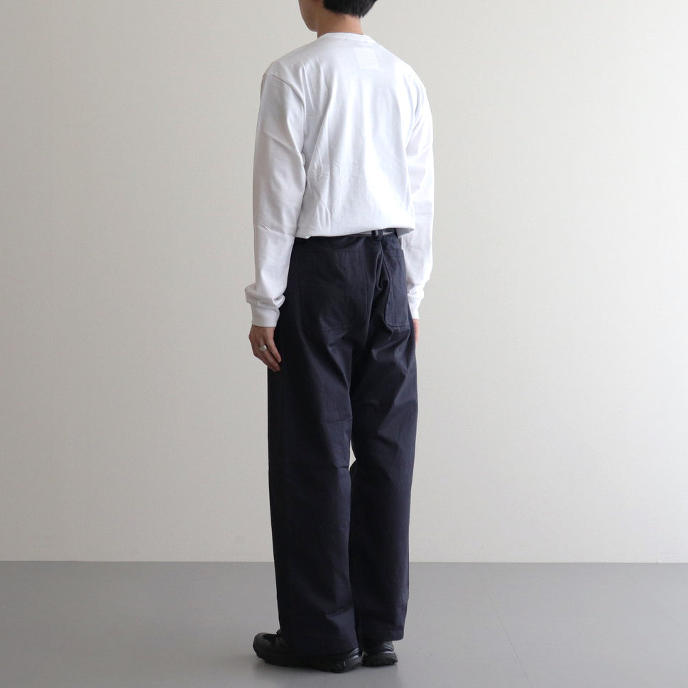 WIDE PANTS #kusaki navy [44608]