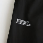 UTILITY PACKABLE SUIT #BLACK [FSW-23-ST_153]