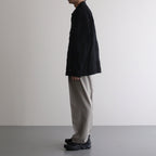 BLOCK-JACQUARD UTILITY JACKET #BLACK [YK24SS0613B]