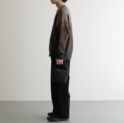 GRADATION MOHAIR KNIT LS #BROWN CREAM GRADATION [ST.1001]