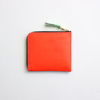 L字型ZIP財布 - SUPER FLUO LEATHER LINE #ORANGE/BLUE [8Z-H031-051]