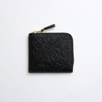 L字型ZIP財布 - EMBOSSED FOREST #BLACK [8Z-C031-051]
